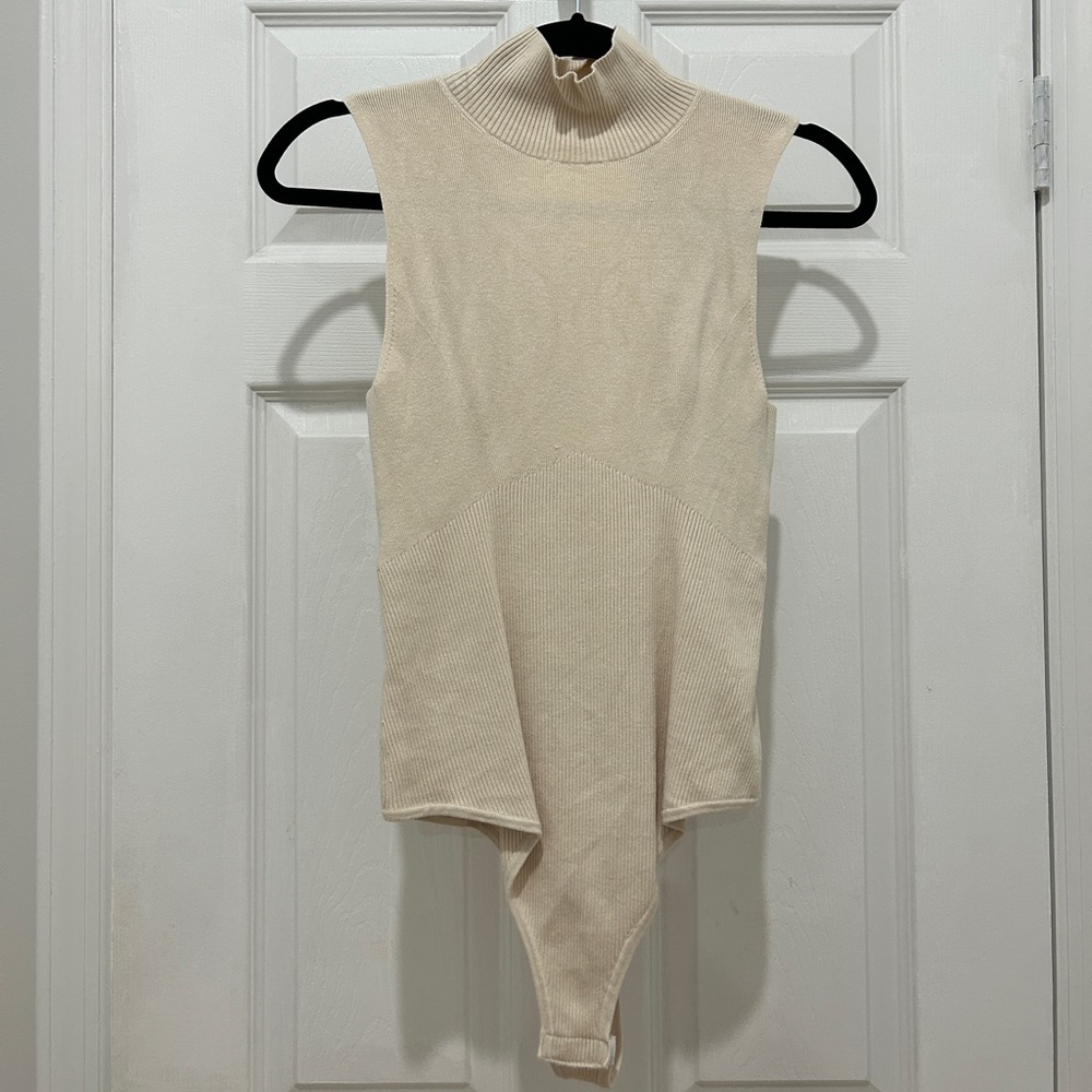 Express Knitted Turtleneck Bodysuit